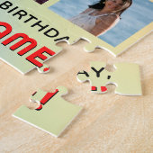 60. Geburtstag: Fun Rainbow #, Individuelle Name & Puzzle (Seite)