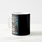 60. Geburtstag für Männer Stufe 60 Unverriegelter Kaffeetasse (Vorderseite Links)