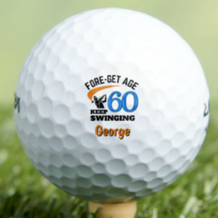60. Geburtstag für Opa - 60 Jahre klassisches Gesc Golfball