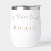 60. Geburtstag Geschenk-Sassy um 60! Elegant neutr (Links)