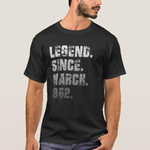 60. Geburtstag gibt 60 Jahre alte Legende seit Mär T-Shirt