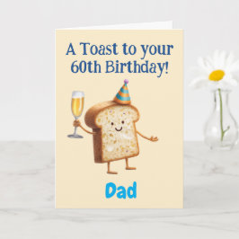 60. Geburtstag Glückwünsche an Papa, Lustig  Karte