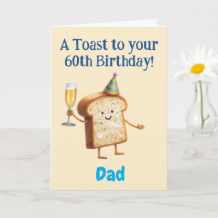 60. Geburtstag Glückwünsche an Papa, Lustig Karte