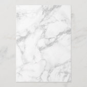 60. Geburtstag - Goldballons Marmoreffekt Einladung (Rückseite)