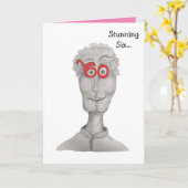 60 Geburtstag Gruß! Karte (Gelbe Blume)