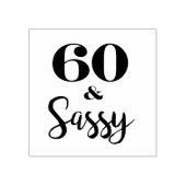 60. Geburtstag Gummistempel (Prägung)