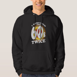 60. Geburtstag Hippie Peace Symbol I überlebte die Hoodie