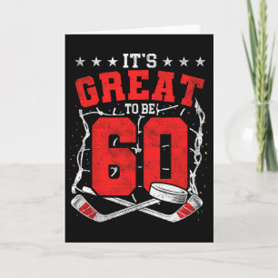 60. Geburtstag Hockey Fans Es Ist Großartig 60 Jah Karte