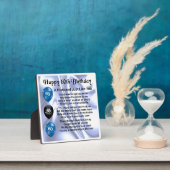 60. Geburtstag Husband Gedicht Plaque Fotoplatte (InSitu)