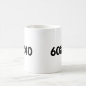 60. Geburtstag Kaffeetasse (Mittel)