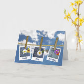 60. Geburtstag Karte (Gelbe Blume)