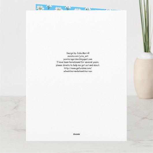 60. Geburtstag Karte (Rückseite)