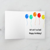 60. Geburtstag Karte (Innenseite)