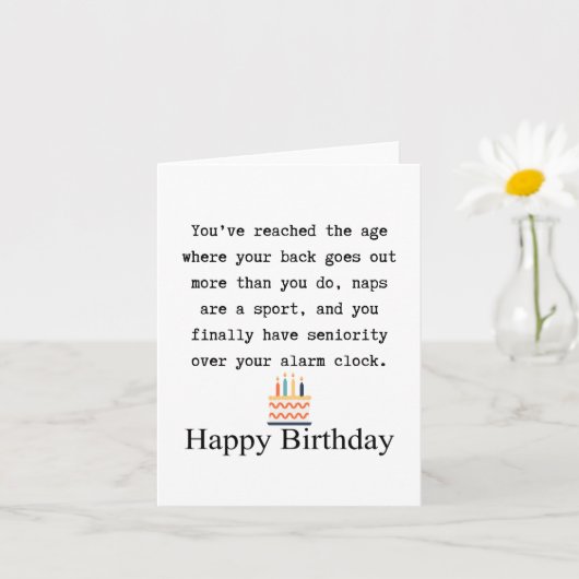 60. Geburtstag Karte (Kleine Pflanze)