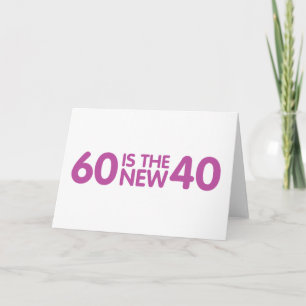 60. Geburtstag Karte