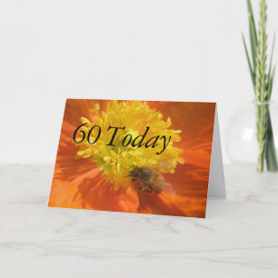 60. Geburtstag Karte
