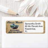 60. Geburtstag klassischer Muskelwagen (Insitu)