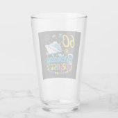 60. Geburtstag Kreuzfahrt B-Day Party Drinken Glas (Rückseite)