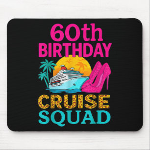 60. Geburtstag Kreuzplatz 60 Jahre alter Urlaub P Mousepad
