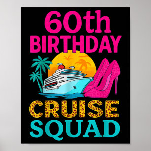 60. Geburtstag Kreuzplatz 60 Jahre alter Urlaub P Poster
