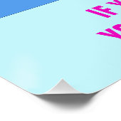 60. Geburtstag lustiges Zitat personalisiert Poster (Ecke)