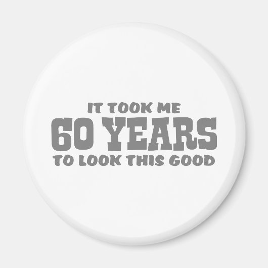60. Geburtstag Magnet (Vorne)