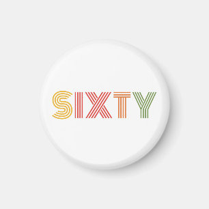 60. GEBURTSTAG MAGNET