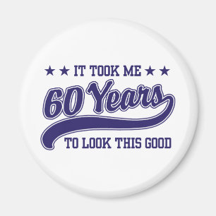 60. Geburtstag Magnet