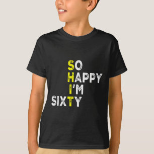 60. Geburtstag Mann Frau 60 Jahre Bday Lustiges Ge T-Shirt
