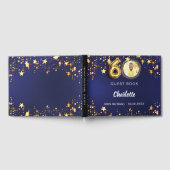 60. Geburtstag Marinebar Goldsterne Foto Gästebuch (Voll)