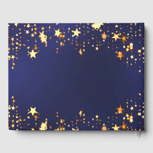 60. Geburtstag Marinebar Goldsterne Foto Gästebuch (Rückseite)