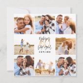 60. Geburtstag modern schwarz und gold (Vorderseite)