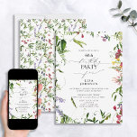 60. Geburtstag Moderne Sommer Wildblume Wasserfarb Einladung<br><div class="desc">Feiern Sie einen 60. Geburtstag im Stil mit dieser atemberaubenden Modern Summer Wildblume Watercolor Einladung! Mit seinem eleganten Rahmen an zarten Sommergründen bietet es den idealen Rahmen, um diesen besondere Anlass zu ehren. Darüber hinaus können Sie die Einladung mit persönlichen Daten, die in modernen handgeschriebenen Kalligrafien geschrieben sind, anpassen. Als...</div>