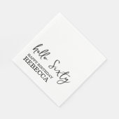 60. Geburtstag Napkins Serviette (Ecke)