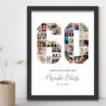 60. Geburtstag Nr. 60 Custom Foto Collage Poster<br><div class="desc">Feiern Sie 60. Geburtstag mit diesem personalisierten 60 Foto Collage Poster. Dieses individuell gestaltbare Geschenk eignet sich auch für Hochzeitsfeiern. Es ist eine großartige Möglichkeit, wertvolle Erinnerungen aus Ihrer Hochzeit und Ihrem verheirateten Leben zu zeigen. Das Poster enthält eine Collage von Fotos, die diese besonderen Momente erfassen, und kann mit...</div>