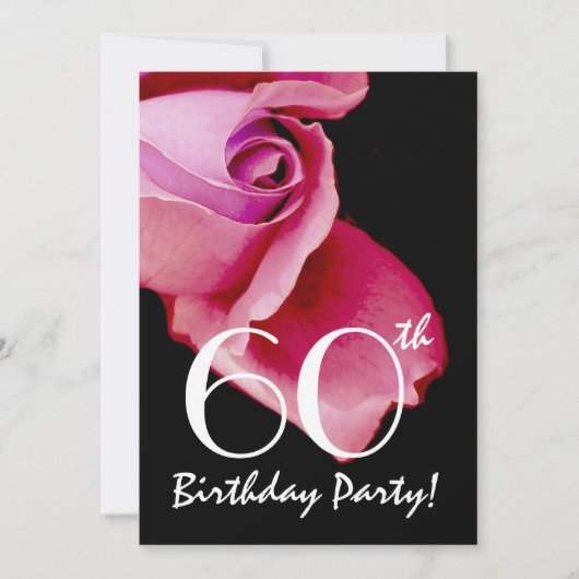 60. Geburtstag oder irgendeine Einladung (Vorderseite)