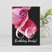60. Geburtstag oder irgendeine Einladung (Stehend Vorderseite)
