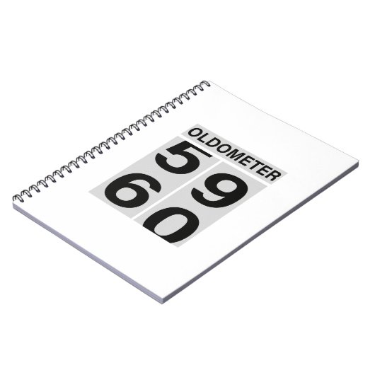 60. Geburtstag OLDOMETER Notizblock (Linke Seite)