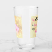 60. Geburtstag personalisierter Name Glas (Rechts)