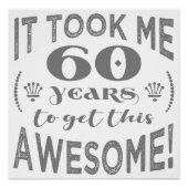 60. Geburtstag Phantastisch Poster (Vorderseite)