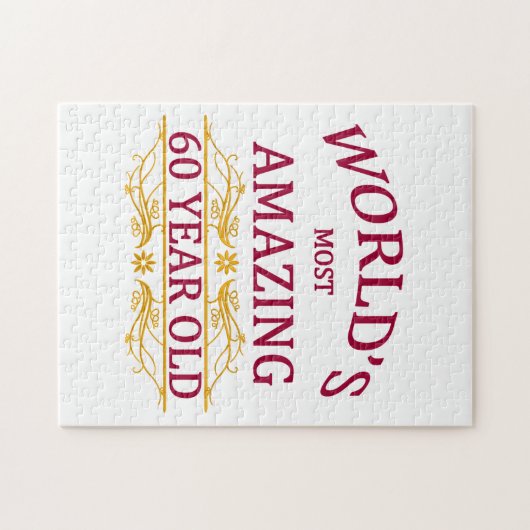 60. Geburtstag Puzzle (Horizontal)