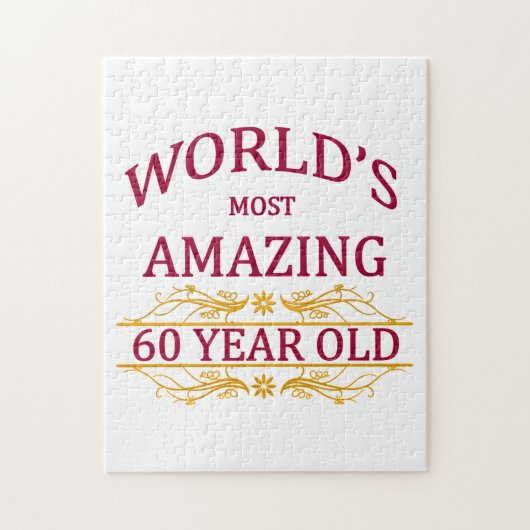 60. Geburtstag Puzzle (Vertikal)