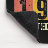 60. Geburtstag Retro Mousepad (Ecke)