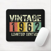 60. Geburtstag Retro Mousepad (Mit Mouse)