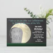 60. Geburtstag RIP 50er Einladung (Stehend Vorderseite)