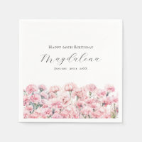 60. Geburtstag Rosa Nelke Januar Geburtsblume