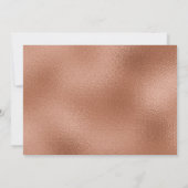 60. Geburtstag Rose Gold Cake Überraschung Party Einladung (Rückseite)