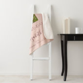 60. Geburtstag Rose Gold rosa Tropfen Foto Sherpadecke (Beispiel)