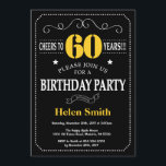 60. Geburtstag Schwarz-Gelb-Halbpension Einladung<br><div class="desc">60. Geburtstag Einladung Schwarz und Grün Typografie. Tafel. Schwarz-Weiß-Hintergrund. Erwachsener zum Geburtstag. Männer oder Frauen zum Geburtstag. Kinder Junge oder Mädchen Lady Teen Teenage Bday einladen. 13. 15. 16. 18. 20. 21. 30. 40. 50. 60. 70. 80. 90. Jedes Alter. Für weitere Anpassungen klicken Sie bitte auf die Schaltfläche "Anpassen"...</div>