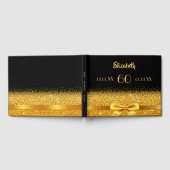 60. Geburtstag schwarzer Goldbug Gästebuch (Voll)
